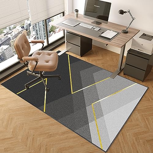 Alfombrillas para sillas de oficina para juegos de ordenador de oficina, 140 x 180 cm, para pisos de madera, protector de alfombra de silla multifuncional para oficina en casa, tapetes de silla