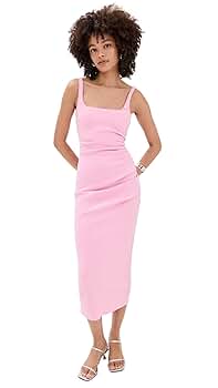 Bec + Bridge Women's Karina Tuck Midi Dress, Orchid Pink, 10