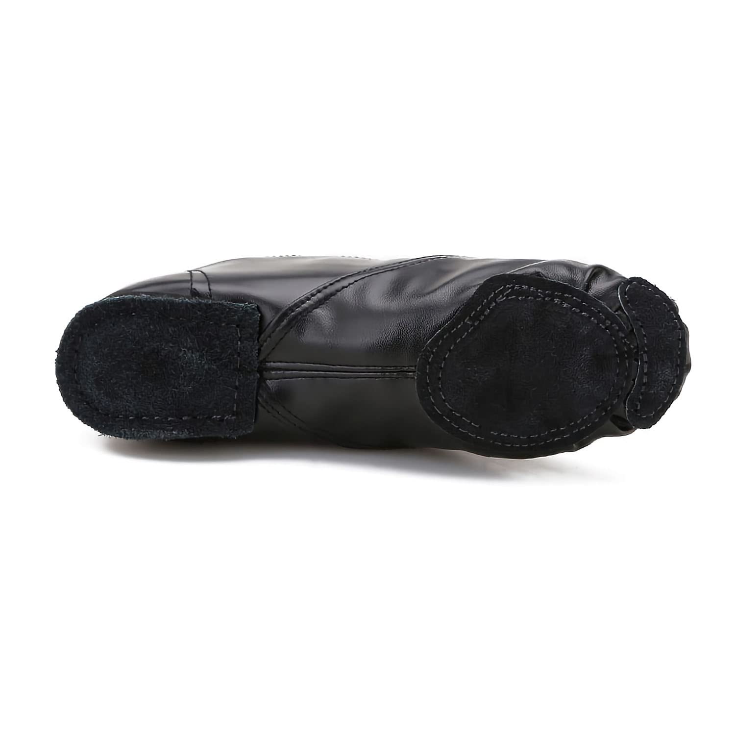 Zapatos de Ballet Zapatillas Danza PU Cuero Comodos Adultos Zapatillas Baile Moderno Salon Jazz Gimnasia para Mujer