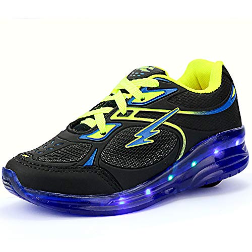 Tênis de Rodinha Infantil SapatoFran Com Led (36, MARINHO-LIMÃO)