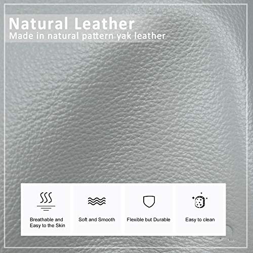 Image of befen Genuine Leather Small Crossbody Bags for Women Cell Phone Bag Cross Body Purses,Silver Zipper