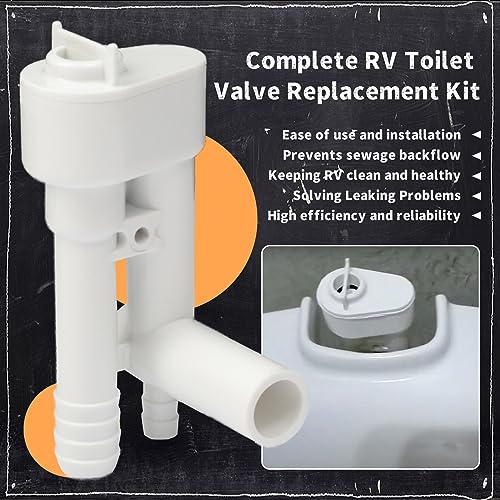 Image of 385230335 Vacuum Breaker Kit Replacement for Dometic Sealand VacuFlush Traveler RV Toilets with Spray