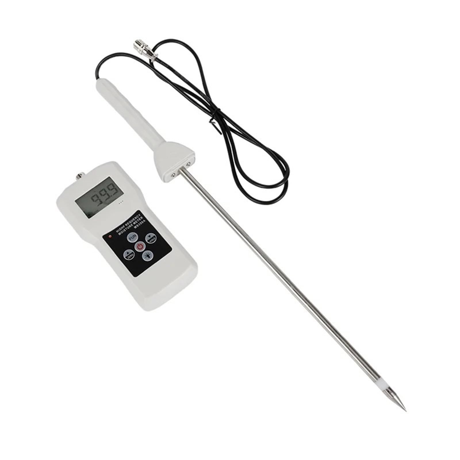 Amrttwy One Color Moisture Meter, Handheld Moisture Meter Soil Cement Humidity Tester Portable Water Content Analyzer For Construction Gardening And Field Use