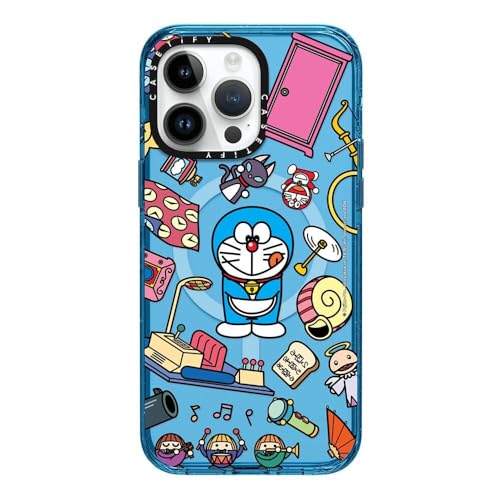 CASETiFY MagSafe ΉCpNg iPhone 14 Pro MaxP[X [MILKi (4x MIL-STD-810G) / 2.5m̗NA / Doraemon Co-Lab] - u[ - Doraemon S