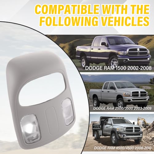 Lámpara LED de luz de lectura para consola Dodge Ram 2002-2010 miniatura 2