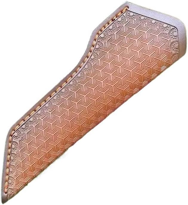 1PC Leather Knife Sheath with Belt Loop, Handmade Protective Case Fits for Outdoor Camping, Hiking