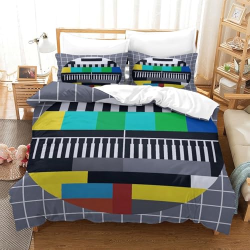 Housse de couette hypoallergique en microfibre douce anti-acariens