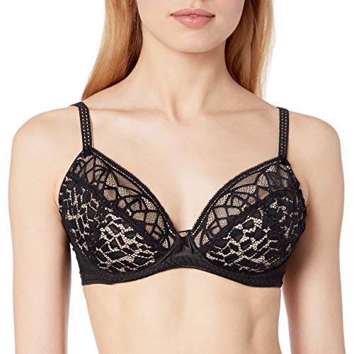 Soutien-gorge plongeant Freya galbant avec bonnets rembourrés en dentelle