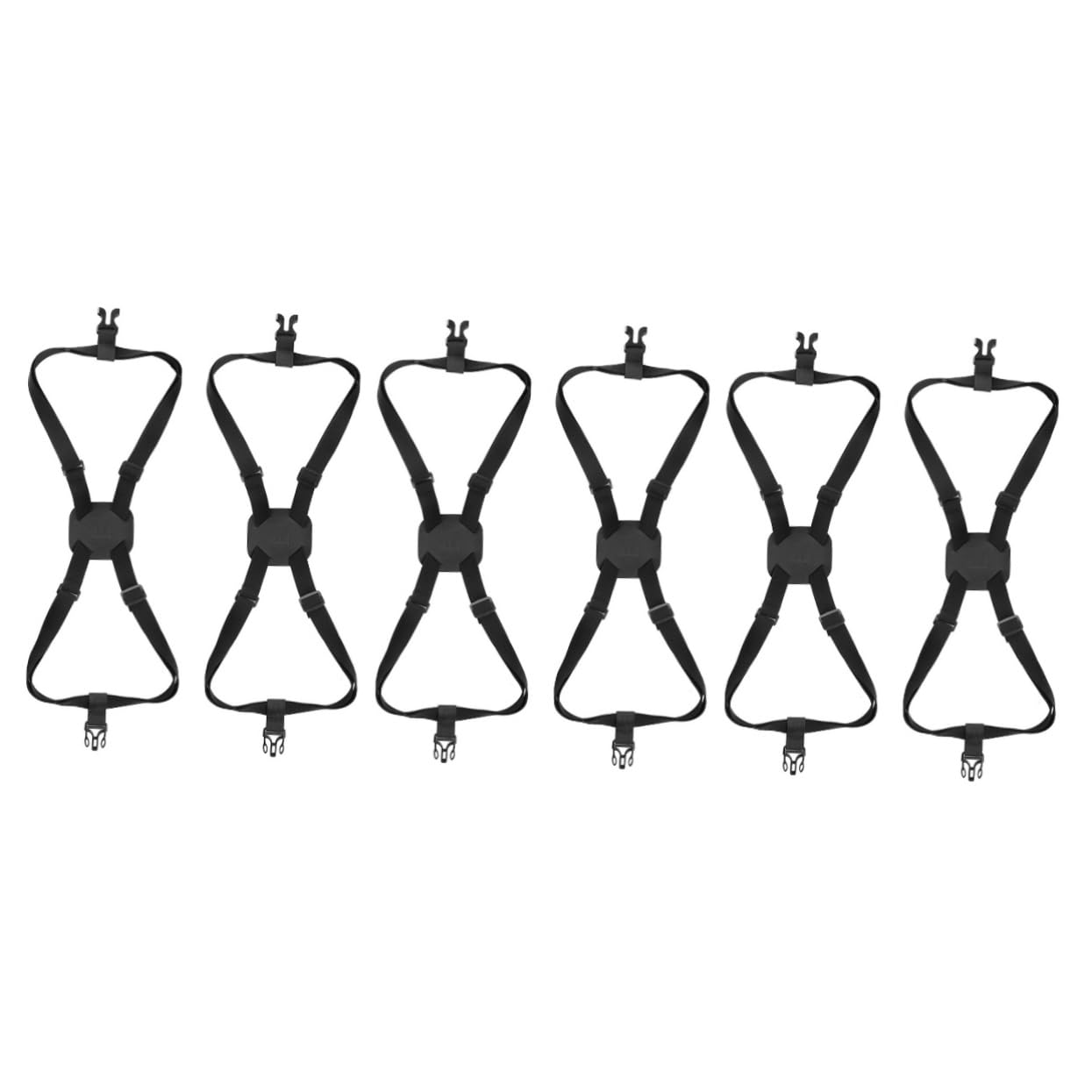 Beavorty 3 Series Correa Ajustable Equipaje PU Elásticas Maletas Fijación 2 Piezas X 3