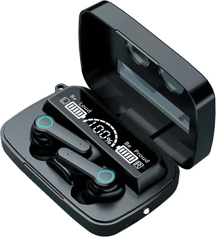 M19 True Wireless Earbuds, Upto 220 Hours Total Playback time M19 Bluetooth 5.1 Earbuds in-Ear TWS Stereo Headphones with Smart LED, Waterproof Built-inMic- Black (B0CTKV14S6) Amazon Price History, Amazon Price Tracker