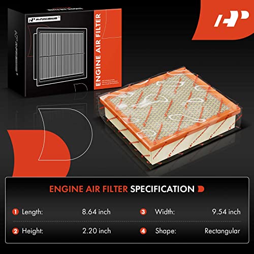 A-Premium APEAF138 Engine Air Filter Compatible thumb #1