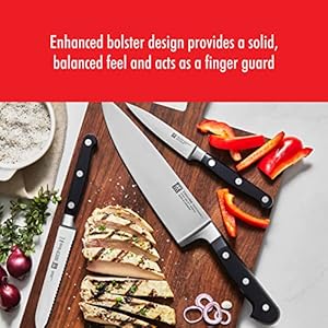 Zwilling professional s 10 piece razor sharp german block knife set with bamboo block made in company owned german factory with special formula steel perfected for almost 300 years dishwasher safe  urban country home decor