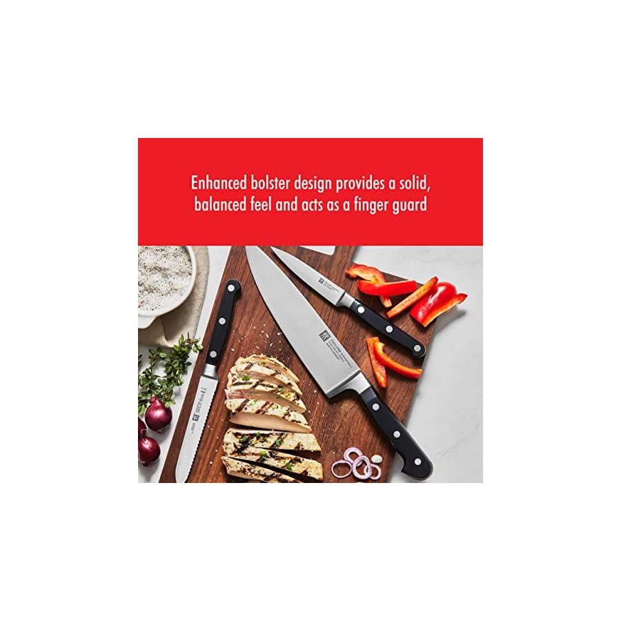 ZWILLING Professional S 16-Piece Razor-Sharp German Block Knife Set With Natural Rubberwood Block, Made in Company-Owned German Factory with Special Formula Steel perfected for almost 300 Years