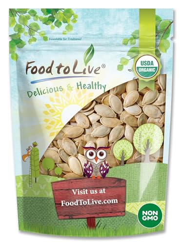 Food to Live Organic Dry Roasted Pumpkin Seeds