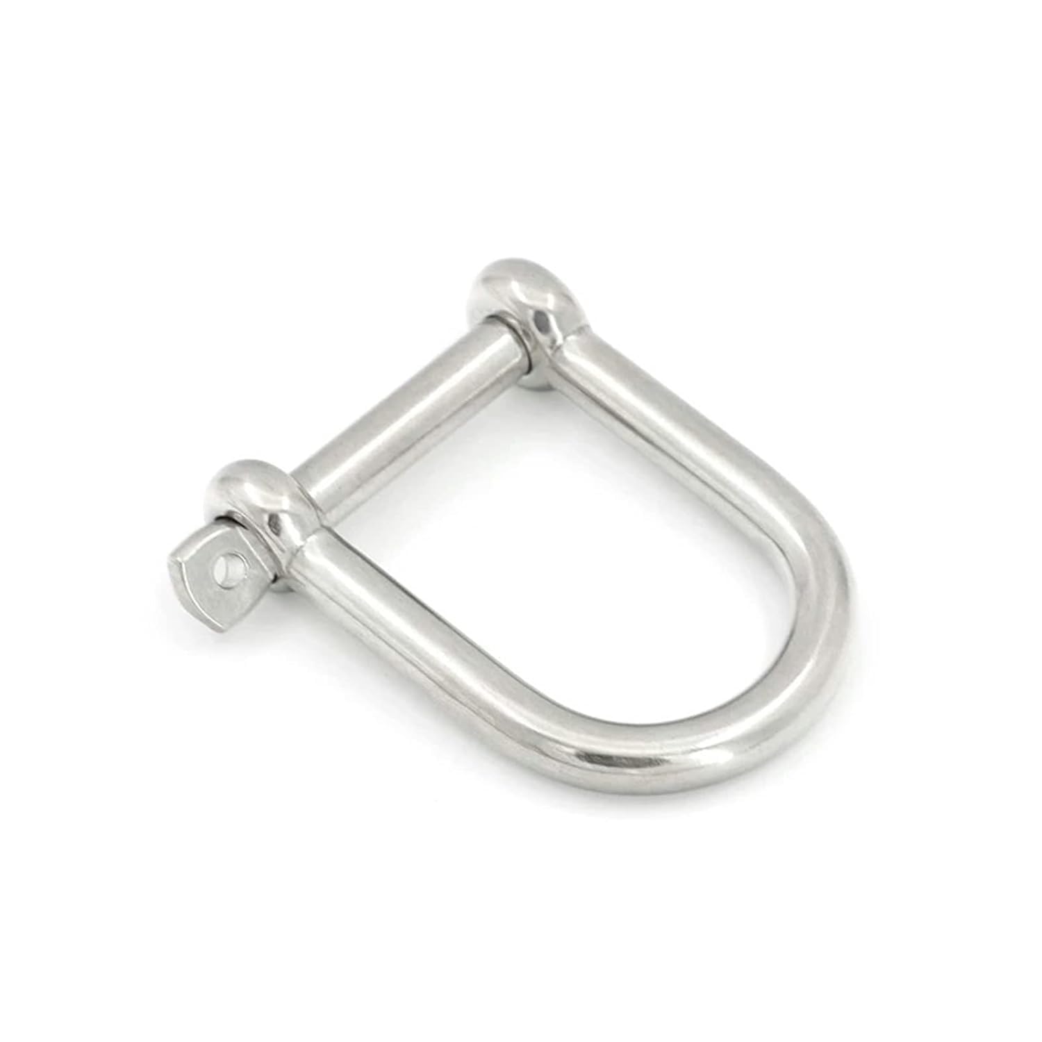 Marine Schäkel - 316 Edelstahl D-Ring für Ankerkettenverbindung, extra breiter langer Schäkel für Marine Rigging und Drahtseil