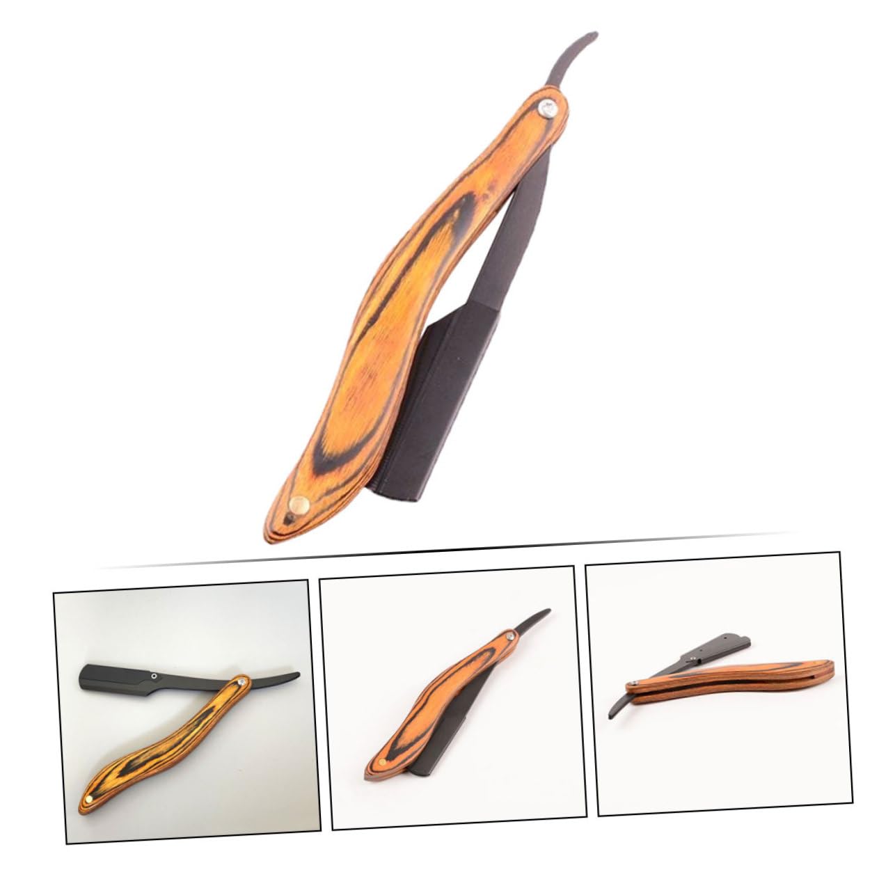 BESTYASH 3 Pezzi Rasoio Uomini Lama Singola Rasatura Kit Da Barba Per Uomo Kit Barba Per Uomo Kit Per La Cura Della Barba Per Uomo Rasoi Per Il Viso Kit Da Barba Uomo Acciaio Inossidabile