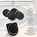 MayRecords Vinyl Record Cleaner Mitt - 4PCS Vinyl Record Cleaner &Protector Anti-Static Soft Microfiber Material Record Butler Record Player Accessories (Black)