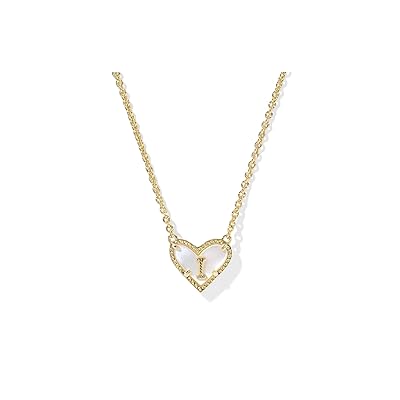 Kendra Scott Heart Letter I Short Pendant Women