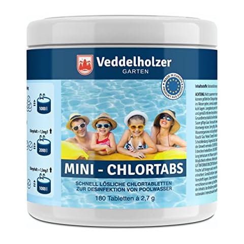 Veddelholzer 180 Chlor Mini Tabs. Schnelllösliche Chlortabletten Cover