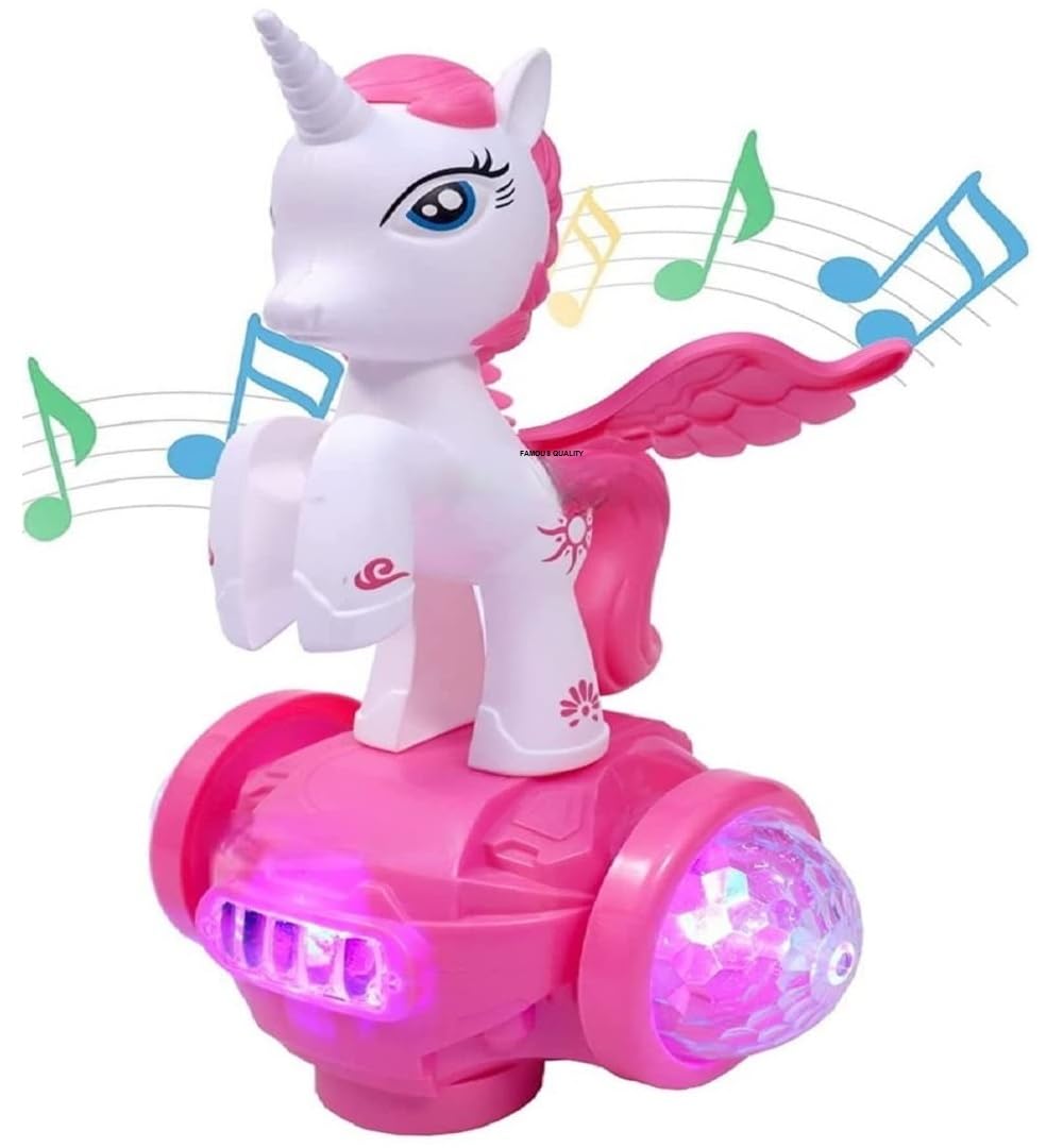 FAMOUS QUALITY Colorful 5D Unicorn Stunt Tricycle Toy Lights And Sound Electric Car Model Toy Vehicles Toys For Toddlers Baby Kids Children Birthday, Multi color (B0B9CMH9HS) Amazon Price History, Amazon Price Tracker