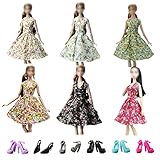 Fun-to-play-with this sets. Collect them all for the ultimate mix-and-match excitement. Satisfy your kids’ dressing fun with endless combinations. Each purchase includes 6 pcs countryside flower dress + 6 Pairs Shoes fit for 11.5inch girl doll. Dolls...