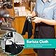 VIVOTE Mikrofasertücher Barista Tuch Schwarz Waffeltuch Spüllappen Waschbar Spültuch für Küche Dicke Haushalts Putzlappen Fusselfrei 30 cm X 30 cm 4 Stück