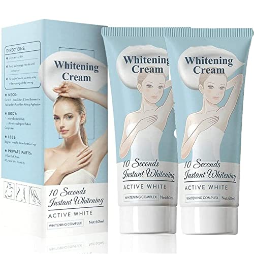 Bellezon Lot de 2 crèmes blanchissantes instantanées pour aisselles et jambes 10 secondes Cover