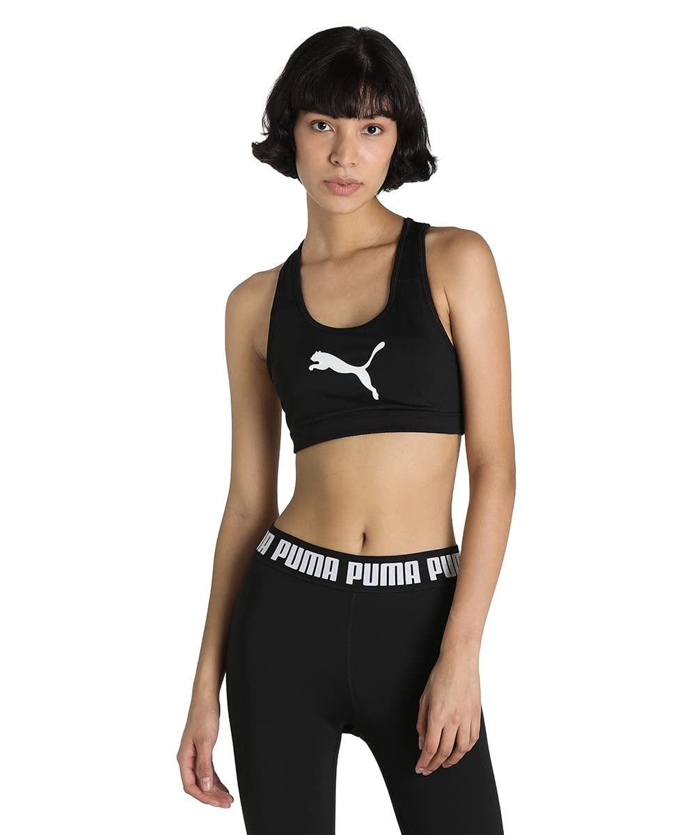 Puma Mid Impact 4keeps Graphic Bra PM Sujetador Deportivo Mujer