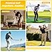 ULTIMATE Golf Swing Trainer, Heavy Warm Up Stick, Tempo Speed Flexibility Distance Balance Strength Training Aid, Right-Handed Ergonomic Golf Grip Trainer, Indoor & Outdoor Practice (Yellow, 47”)