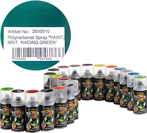 ABSIMA Polycarbonat Spray PAINTZ BRITISH RACING GREEN 150ml