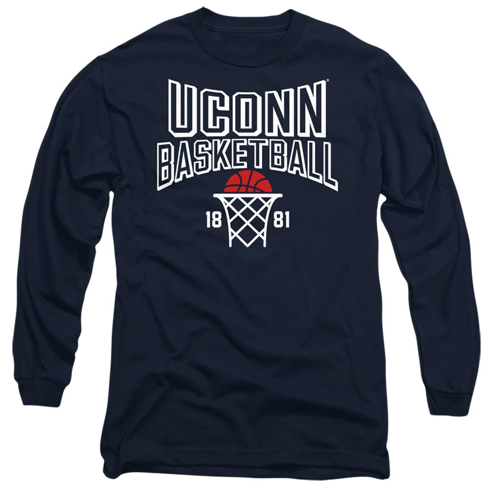 University of Connecticut Official Basketball Year Unisex Adult Long-Sleeve T Shirt