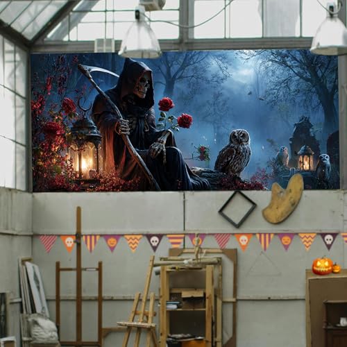 Vinilo decorativo de ventana Halloween HOMETITUTE 39.3x17.7 in miniatura 7