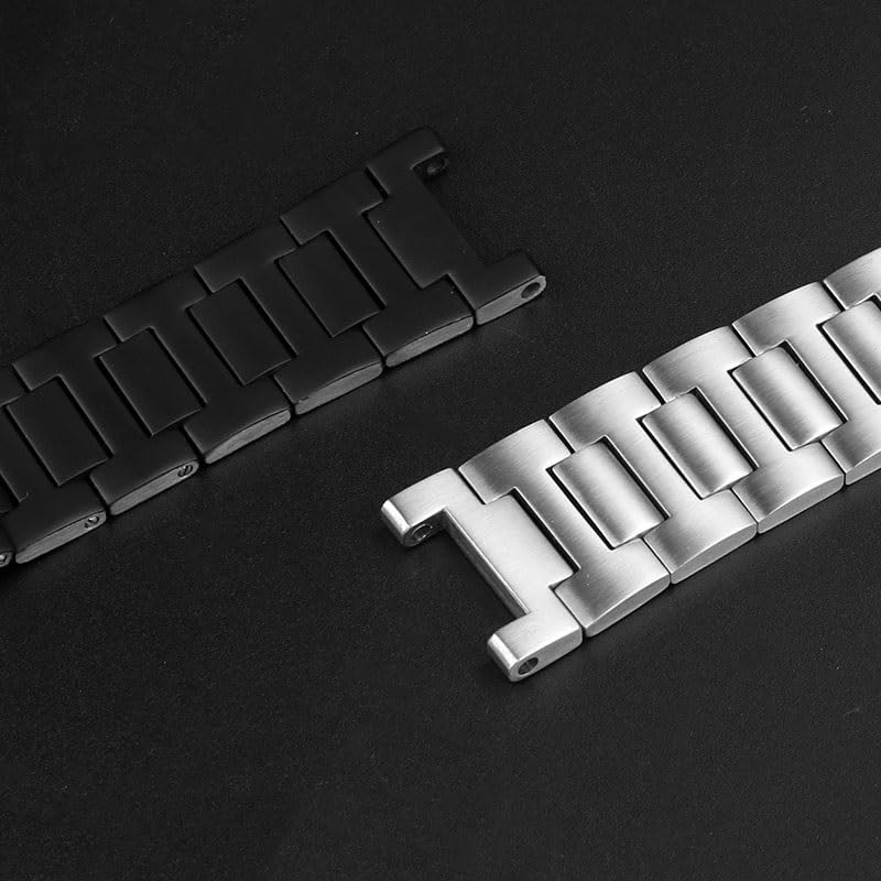 Bracelet de montre en acier inoxydable avec extrémité concave pour bracelet de montre de la série Cartier Pasha