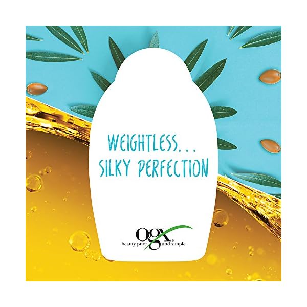 OGX Argan Oil of Morocco Hair-Texturizing Sea Salt Spray, Curl-Defining Leave-In Hair Styling Mist for Tousled Beach Waves and Textured Hold, Paraben-Free, Sulfate Surfactants-Free, 6 fl oz