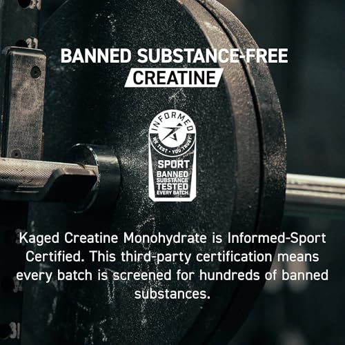 Image of Kaged Creatine Monohydrate Elite Powder | Unflavored | Muscle Building & Recovery | MAXCatalyst for High Absorption | Vegan, Gluten Free, Easily Digestible | Supplements for Men & Women | 60 Servings