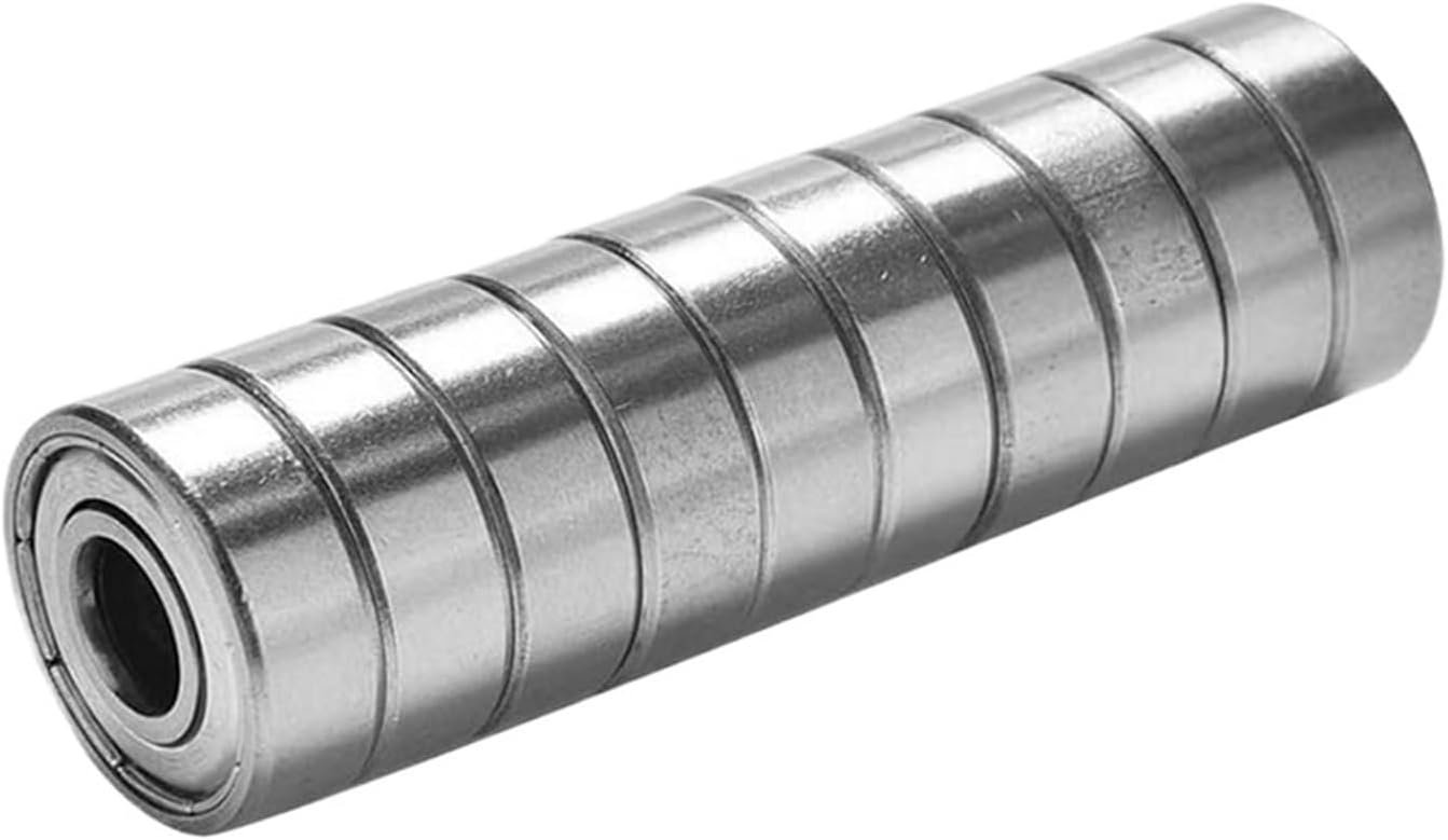 10PCS Carbon Steel Ball Bearings ABEC-7 608 623 688 ZZ Double Metal Seal Bearings for Skateboard Scooter 3D Printer Bearings(6900zz)