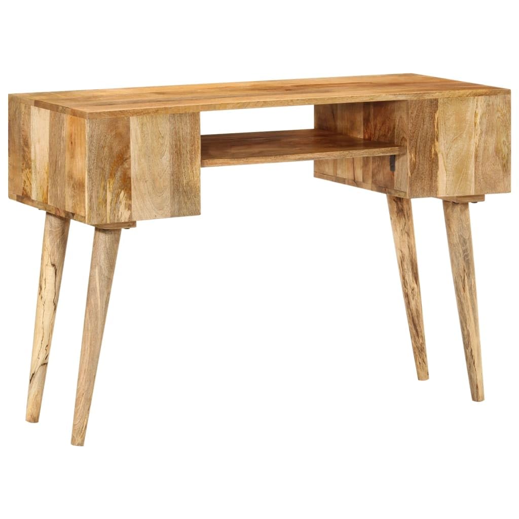 Scrivania con cassetto 110 x 47 x 76 cm in legno di mango massello