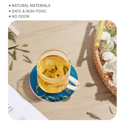 Dessous de verre tortue en céramique pour un apéritif convivial - 8