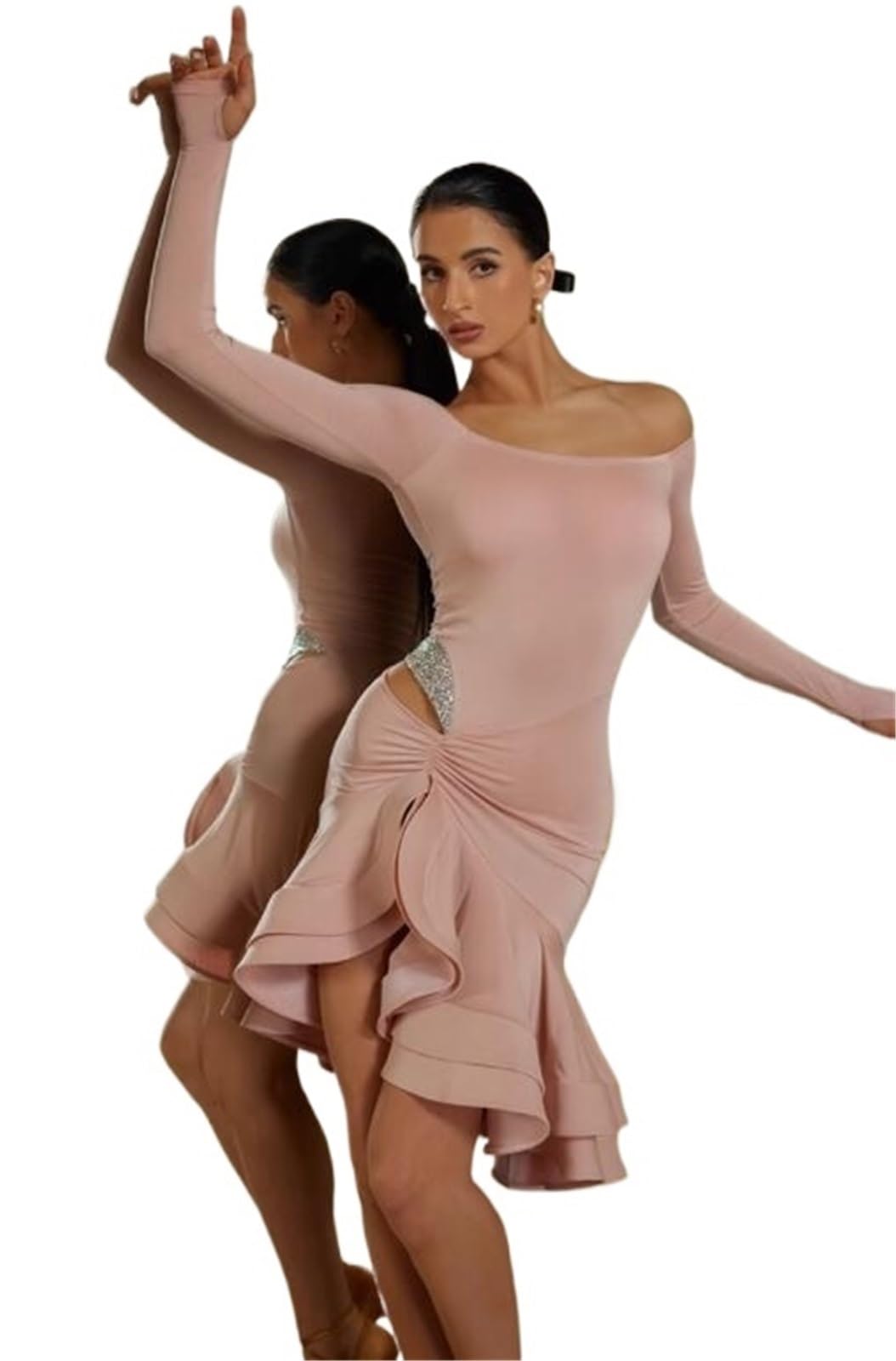 Latin Tanzkleid Latein-Tanzkleid Latein-Kleid Tango-Kleid Fransen Latein-Kleider Für Tanz