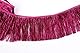 YYCRAFT Lametta-Fransen-Bordüre, Lametta-Girlande, Tanzkostüm, Fransenbesatz, glänzender Folieneffekt, Party-Dekoration (9,1 m, Hot Pink)