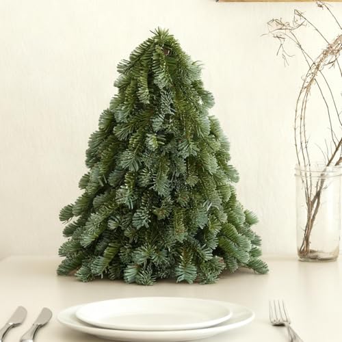 Árbol de Navidad pequeño artificial para decorar espacios reducidos sin suciedad 4