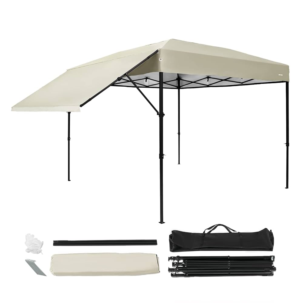 モダンデコ　タープテント 3m Amazon | モダンデコ タープテント 3m×3m オーニング付き 防水