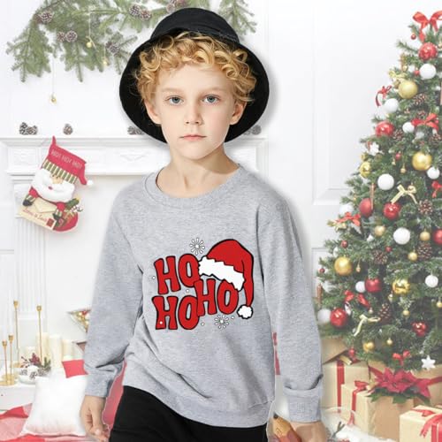 Toddler Boys Christmas Sweatshirt 2 Pieces Long Sleeve Tshirts Xmas Graphic Tops 2-10 Years3