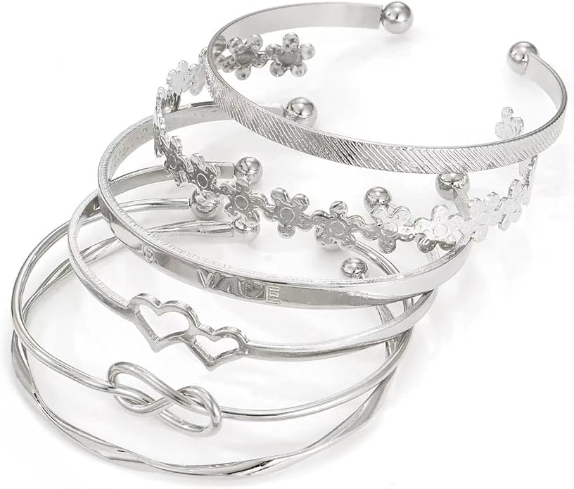 19Pcs Gold Bangle Bracelets Set for Women Boho Multi Layer Stack Textured Bracelets Indian Chunky Bangle Bracelet for Women Teen - Image 4