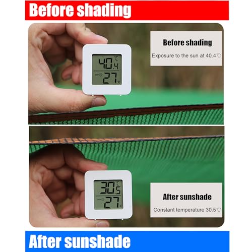Filet d'ombrage vert avec oeillets pour protection végétale - 6