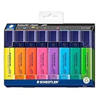 STAEDTLER 364 C8 Textsurfer Classic Highlighter - Assorted Colours (Card Pack of 8)