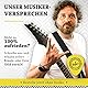 Belfort® Gitarrengurt - Gurt für E-Gitarre, Akustikgitarre, Westerngitarre, E-Bass & Ukulele - Gitarrenband für Erwachsene & Kinder - Gurt Gitarre mit Mikrofaser Leder + E-BOOK
