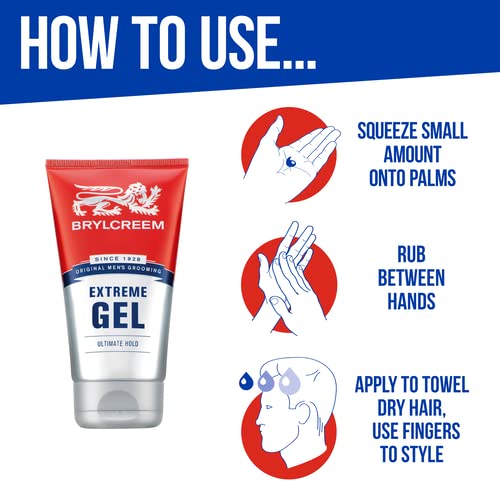 Brylcreem Extreme Gel Ultimate Hold, 150 Ml #TOP1