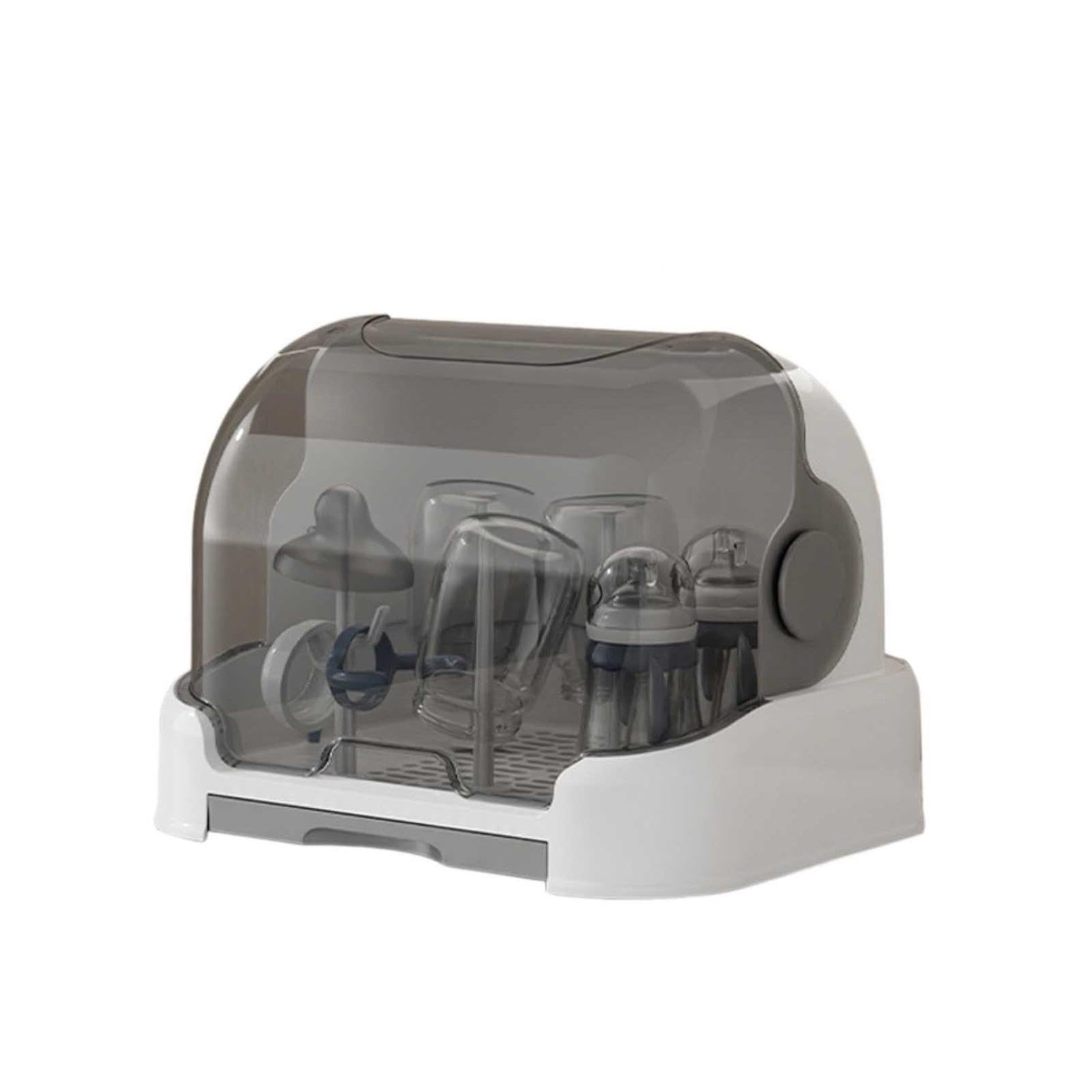 Generisch Wäscheständer Für Babyflaschen, Aufbewahrungsbox Mit Deckel, Staubdichte -Aufbewahrung, Wäscheständer Für Flaschen, Sauger, Tassen, Pumpe, (C 32 * 26 * 25.5CM)