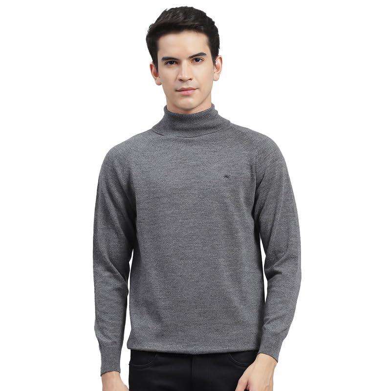 mens regular fit full sleeve high neck pullover | warm woolen sweater for men |soft comfortable knitted winter wear for men (pack of 1)